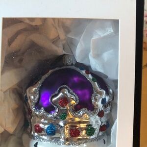 Purple Crown Ornament from the Tower of London